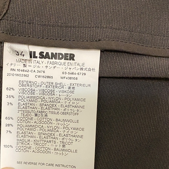 Jil Sander Brown Casual Blaze Size 2/4 - Picture 11 of 12